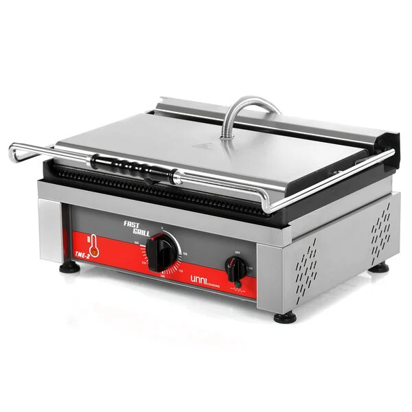 Contact Grill Geribbeld oppervlak B460 x D300mm (gietijzer) - Afbeelding 2