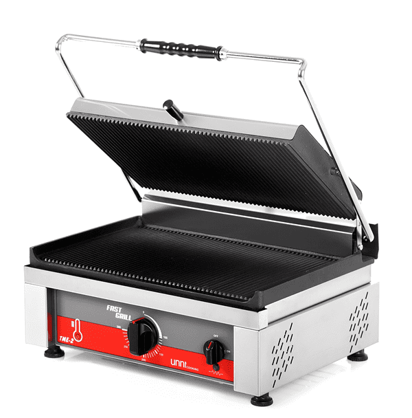 Contact Grill Geribbeld oppervlak B460 x D300mm (gietijzer) - Afbeelding 4