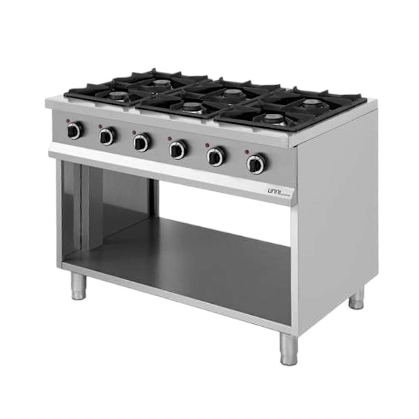Gasfornuis 39kW B1100 x D700 x H850mm - Afbeelding 2