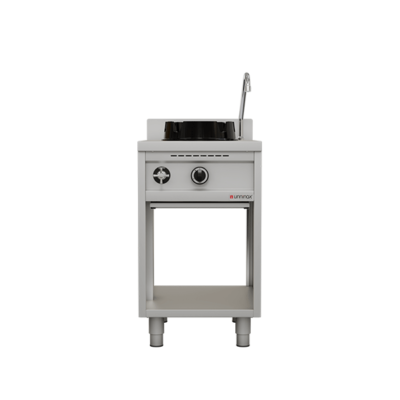 Gaswokfornuis 15kW met 1 kookzone B500 x D600 x H850mm