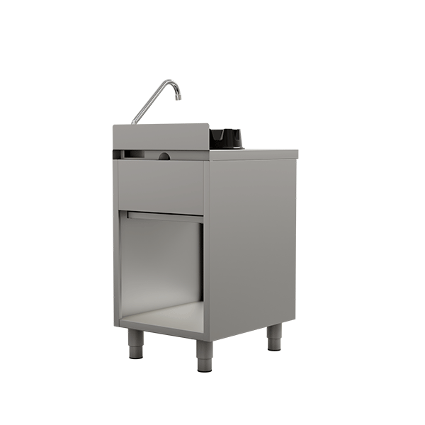 Gaswokfornuis 15kW met 1 kookzone B500 x D600 x H850mm - Afbeelding 4