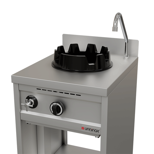Gaswokfornuis 15kW met 1 kookzone B500 x D600 x H850mm - Afbeelding 5