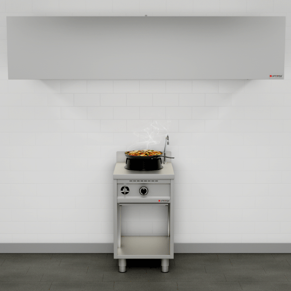 Gaswokfornuis 15kW met 1 kookzone B500 x D600 x H850mm - Afbeelding 6