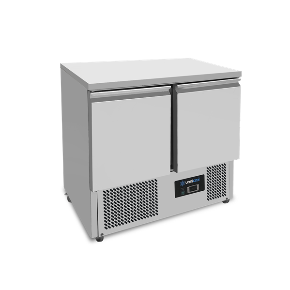 Koelwerkbank met 2 deuren B90 x D70 x H85cm
