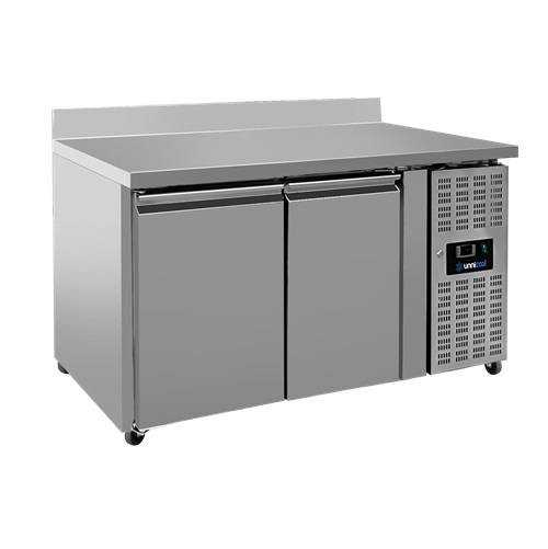 Koelwerkbank met 2 deuren B136 x D70 x H85cm - Afbeelding 4