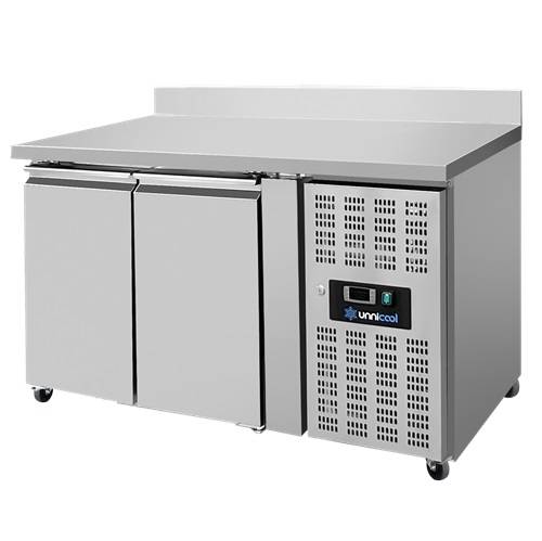 Koelwerkbank met 2 deuren B136 x D70 x H85cm - Afbeelding 2