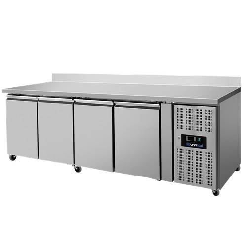 Koelwerkbank met 4 deuren B223 x D70 x H85cm - Afbeelding 2