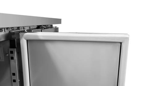Koelwerkbank met 4 deuren B223 x D70 x H85cm - Afbeelding 5