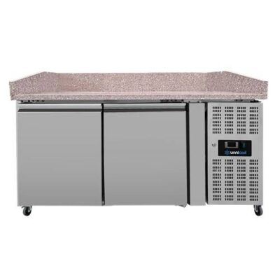 Pizzawerkbank 390L met 2 deuren B1510 x D800 x H1000mm