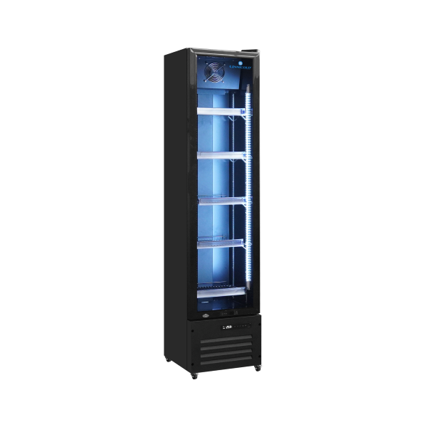 Slank model displaykoelkast 164L met 1 glazen deur - Afbeelding 2
