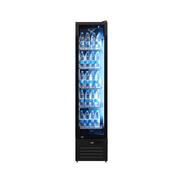 Slank model displaykoelkast 164L met 1 glazen deur - Afbeelding 3