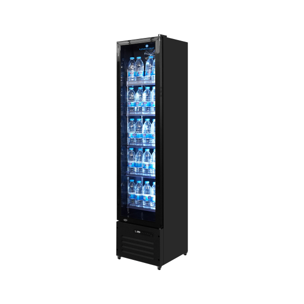 Slank model displaykoelkast 164L met 1 glazen deur - Afbeelding 4