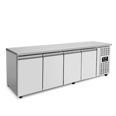 Vrieskast met 4 deuren – Zonder opstaande rand B223 x D70 x H85cm
